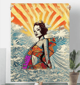 Stay Cozy and Stylish with Surfing 5 27 Plush Sherpa Blanket